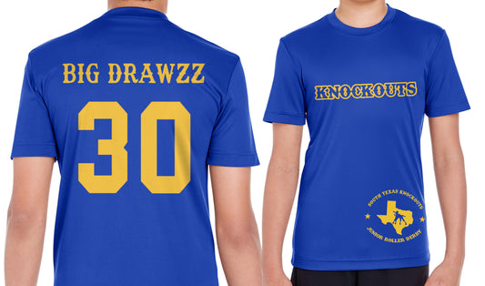 Knockouts Performance Tee Royal Blue