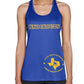 Knockouts Ladies Racerback Performance Tank Top Royal Blue