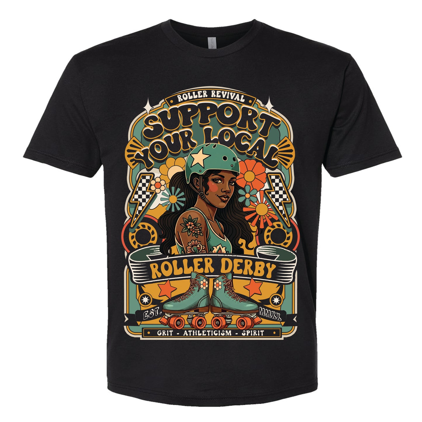 Support Local Roller Derby Unisex T-Shirt