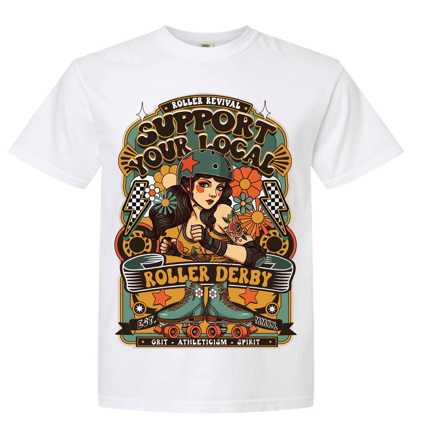 Support Local Roller Derby Unisex T-Shirt