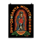 Santa Muerte Roller Derby Poster